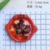 2025 Nueva Cocina China Hot Pot Comida y Juego de Simulación Pegatinas para Refrigerador Resina DIY Accesorios de Pegatinas para Refrigerador Outlet de Fábrica