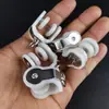 Rodinhas para Trilho de Cortina Roldana Universal Roda de Correr Roda de Pendurar Roldana de Aço Inoxidável Rodinhas Metálicas para Trilho Curvo Roda Gancho para Trilho
