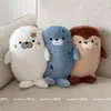 Almofada de Pelúcia Fofa em Formato de Cachorro para Sofá, Almofada Decorativa Criativa para Sala de Estar, Janela de Canto e Tatami