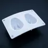 Molde de epoxi para dos piezas de gatito conejo blanco garra de gato cerdo dorado tazón de espejo pastel gelatina blanca gelatina leche congelada molde de pastel de arroz vela