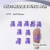 Acessórios Coloridos de Liga de Ursinho Fofo Dopamina para Nail Art Mais Vendidos no Japão e na Coreia Urso Gravata Borboleta Usável para Decoração DIY de Unhas