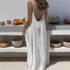 Nuevo Vestido de Tirantes para Mujer 2026 para Amazon y AliExpress Transfronterizo, Vestido sin Espalda de Corte Holgado para Casa