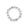 Pulsera Caliente Línea Negra Turquesa Blanca para Hombre y Mujer Pulsera de Círculo Sencillo de Cuentas Redondas Puesto de Mercado Nocturno Lugar Escénico Suministro de Joyería para Parejas