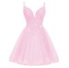 Vestido Corto Rosa de Fiesta de Cumpleaños para Actuación, Banquete, Anfitrión, Boda, Vestido Pequeño, Moda, Compromiso, Vestido Ajustado