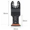 Hoja de Sierra Recta de Acero de Alto Carbono de 35 mm de Liberación Rápida Transfronteriza Accesorios de Hoja de Sierra Multiusos para Carpintería y Metal Hoja de Sierra Universal