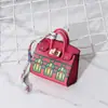 H casa mini chaveiro de bolsa casa bolsa pequena bolsa fofa nova moda pingente porta-moedas bolsa de fone de ouvido chave do carro