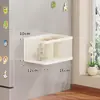 Estante Magnético Lateral para Refrigerador Colgador sin Taladro Cesta Suministros de Cocina Estante Colgante para Film Transparente