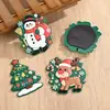 Imanes de Nevera Suaves de Goma Navideños Muñeco de Nieve Reno Dibujos Animados Magnéticos Pegatinas Magnéticas Navideñas Pegatinas Magnéticas Colgantes