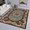 Alfombra de Terciopelo Cristal Transfronteriza Alfombra Persa Resistente a la Suciedad Antideslizante Alfombra Completa para el Hogar Dormitorio Sala de Estar Sofá Mesa de Centro