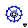 Rueda Guía de Cambio Trasero para Bicicleta de Carretera Bicicleta 11T-17T Aleación de Aluminio Cambiador Bicicleta de Montaña Rodamiento Cerámico Engranaje
