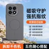 Adecuado para funda de teléfono OnePlus 13, accesorio magnético de silicona flocado para teléfono, cubierta de teléfono suave y amigable con la piel