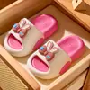 Sandalias de verano para mujer para exteriores, nuevo modelo 2026, antideslizantes para interiores, con lindo lazo y orejas de conejo, sandalias de plataforma gruesa