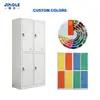 Luoyang Jingle Armario de Acero de Cuatro Puertas para Empleados Gabinete de Almacenamiento de Hierro Admite Personalización de LOGOTIPO Color Tamaño