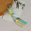 Cadena para Teléfono de Cuentas de Cerámica Estilo Xiaohongshu para Transmisiones en Vivo de Tiktok Nuevo Regalo Llavero Colgante Lindo para Estudiantes