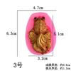 3 moldes de silicona para chocolate de carpa grande, mediano y pequeño, azúcar, jabón, jabón hecho a mano, molde de yeso decorativo