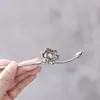 Nuevo estilo chino retro metal Loto horquilla estilo antiguo exquisita updo trasero horquilla accesorios Hanfu tocado para mujeres