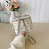 Bolso de Cadena de Cuadros de Diamantes Estilo Pequeño Fragante Transfronterizo Bolso Caja Versátil para Mujer Verano 2026 Nuevo Bolso Cubo de Hombro Cruzado