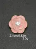 Botones de Aleación de Camelia Más Vendidos Transfronterizos para Suéteres, Abrigos, Vestidos, Botones Decorativos Cosidos a Mano, Accesorios DIY en Stock