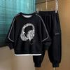 Conjunto de Ropa de Otoño para Niños 2026 Nuevo Estilo para Niños Mayores, Moda Trendy y Elegante de Primavera y Otoño para Niños, Tendencia Deportiva de Otoño