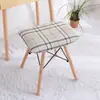 Taburete de Madera Nórdico para Computadora Silla Informal Hogar Taburete Sencillo Mesa y Silla de Comedor Engrosados Dormitorio Tela Taburete de Tocador