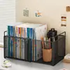 Estantería de escritorio, organizador por materia, estante de almacenamiento para estudiantes, organizador de libros de escritorio, organizador de archivos de escritorio, estantería de varios niveles