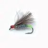 Garceta Blanca Vuela Ly066Cdc Cdc Midge Mosca Seca para Pesca de Adultos Señuelo