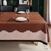 Mantel Usado a Prueba de Viento Anti-quemaduras Impermeable a Prueba de Aceite Tapete de Mesa sin Lavado Cubierta de Mesa de Café Mantel