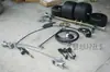 Motocicleta Eléctrica de Cuatro Ruedas para Derrape 168cc Accesorios de Go-Kart Manillar Frontal Modificado Suspensión Trasera Freno 5 pulgadas Lede