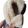 Botas de Nieve para Niños Forradas de Polar y Engrosadas Zapatos Grandes de Algodón para Niñas Botas Retro 2025 Nuevas Zapatos de Invierno para Bebés Botas de Algodón para Niños
