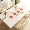 Mantel de Mesa de Dibujos Animados Sencillo, Sin Lavado, Impermeable, Resistente al Aceite, Lujo Ligero, Sensación de Alta Gama, Nuevo Modelo 2025, Mantel Protector de Superficie de Mesa de Café