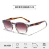 Nuevas Gafas de Sol de PC con Protección UV para Hombre con Patillas de Clip, Bisagras de Resorte 3+2, Estilo de Gama Alta, Diseño Simple, Venta al por Mayor