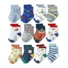 Calcetines de otoño e invierno para niños y niñas, calcetines de media pantorrilla, calcetines de algodón con dibujos animados, clase A, antideslizantes para el suelo, calcetines para caminar en interiores
