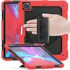 Adecuado para Mini6 Correa de Hombro de Color Contrastante Apple Air5 Soporte Giratorio Funda para Tableta iPad 11 pulgadas Funda Protectora Anticaídas