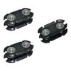 Shrapnel Oval de Flor de Ciruelo Diente Doble Tubo Interior de Tuerca para Muebles Tuerca Interior Conector de Tubo Redondo Estante de Almacenamiento Tuerca