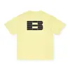 Camiseta de Manga Corta con Estampado de Letras Grandes Diseño ReTro para Mujer en Verano Ajuste Holgado que Adelgaza Versátil Top Casual Azul Marino
