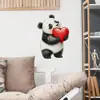 VA-F501 Dia dos Namorados amor panda quarto sala varanda decoração embelezamento adesivos de parede autoadesivo comércio exterior atacado