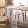 Ventas Directas de Fábrica Mantel de Gasa Perlada Tela de Fondo para Mesa de Postres Boda Retro Tela de Encaje Hueco Venta al por Mayor