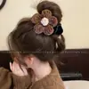 Grampo de Cabelo com Laço para Coque Outono e Inverno para Mulheres, Presilha de Cabelo Shark de Alta Qualidade Novo Estilo 2025, Acessório de Cabelo para a Parte de Trás da Cabeça