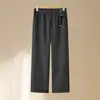 Pantalones casuales holgados de moda talla grande para mujeres de mediana edad y mayores, nuevo estilo otoño 2026, cintura elástica, pantalones mom que estilizan y favorecen