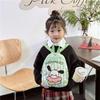 2024 nova mochila escolar pequena criativa moda infantil mochila de desenho animado mochila fofa legal para menina melody