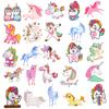 50 pegatinas de unicornio, pegatinas de grafiti de dibujos animados, pegatinas corporales de arcoíris, pegatinas de personalidad para ordenador, guitarra y equipaje, venta al por mayor