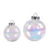 Zibi Decoração de Natal Nova da Amazon Bola Colorida Altamente Transparente Bola de Plástico PET Pingente Colorido Joias Atacado