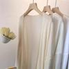 Cárdigan Fino de Punto para Protección Solar de Verano Estilo Coreano Suelto Blusa Acondicionada Cárdigan Elegante de Gama Alta para Mujer de Largo Medio