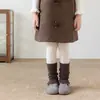 Zapatos y calcetines para niñas, calcetines con volantes y patrón de rombos de encaje para otoño e invierno, estilo coreano, adecuados para combinar con leggings, calentadores de piernas hasta la pantorrilla