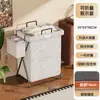 Una cesta de lavandería práctica para colocar la ropa junto a la cama por la noche, un cesto de lavandería de gran capacidad para uso doméstico, una cesta de lavandería plegable y una cesta de almacenamiento para el baño para la ropa sucia