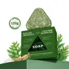 Barra de Shampoo de Folha de Platycladus Arborvitae Personalizada Transfronteiriça Barra de Shampoo Antiqueda Sabonete Herbal Volumizador e Fofo