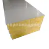 Panel de Aislamiento para Pared Exterior Personalizado de Suministro Ruso Tablero Integrado Tablero de Aislamiento Ignífugo Acero Colorido Tablero de Aislamiento tipo Sándwich de Lana de Roca