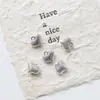 Accesorios para manualidades de aleación de zinc 14x14.5mm corazón rayado colgante collar pendientes cadena de teléfono accesorios para joyería venta al por mayor