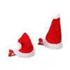 Pasador de Sombrero de Navidad Rojo Pequeño Lateral Estéreo Curvo Pasador de Sombrero Lindo Regalo de Vestido de Navidad Accesorios para el Cabello