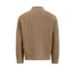 Cárdigan suéter Magic Bear otoño e invierno, estilo casual, ropa de trabajo para hombre, suéter de punto de cuello alto, estilo old-money, chaqueta con cremallera